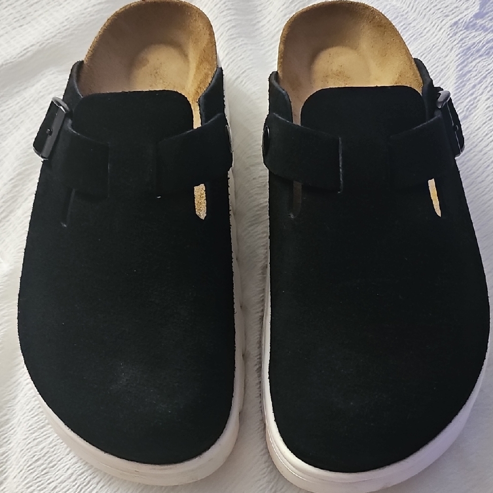 Papillio Black Mules Size 39